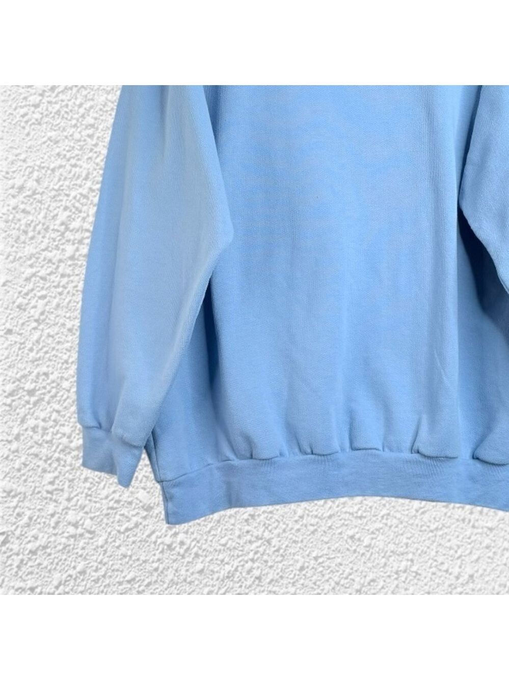 90s Cabin Sweatshirt by Northern Reflections Cabin Scenery Light Blue Size XL - Picture 8 of 11